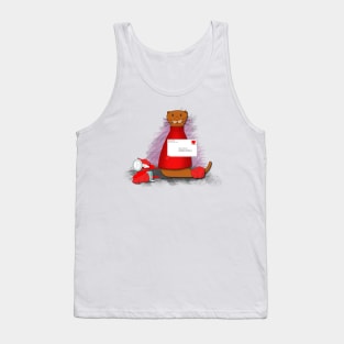Oliver The Otter Makes a Valentine Tank Top